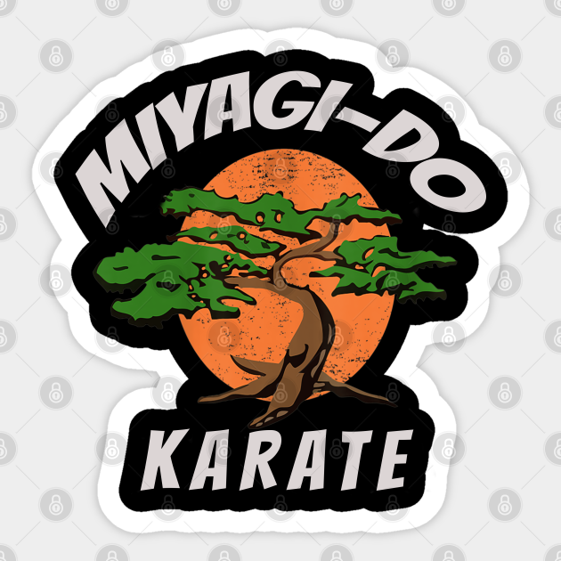 Miyagido Karate bonsai tree Miyagi Do Karate Bonsai Tree Sticker TeePublic